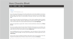 Desktop Screenshot of hemchandrabhatt.com